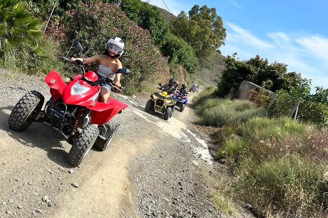 2 hours guided Quad tour in Mijas, Malaga. - Riverbeds, dirt tracks, and changing conditions