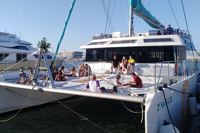 3-Hours Catamaran Tour in Malaga with Paella - Seeing Malagueta Beach from offshore