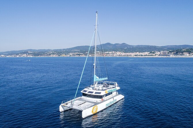 Bay of Malaga Catamaran Sailing - The Costa del Sol shoreline from a wider angle
