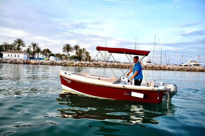 Benalmadena: Boat Rental with No License Required - Safety, weather, and age limits