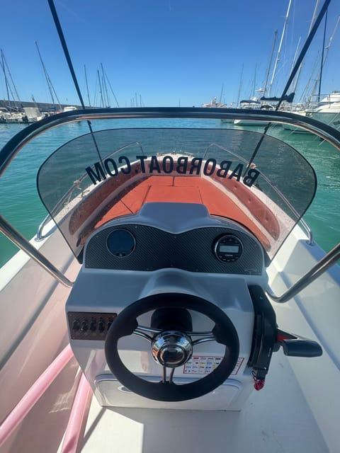 Benalmádena: Boat Rental without License - Swimming, photos, and sunset time on the Costa del Sol