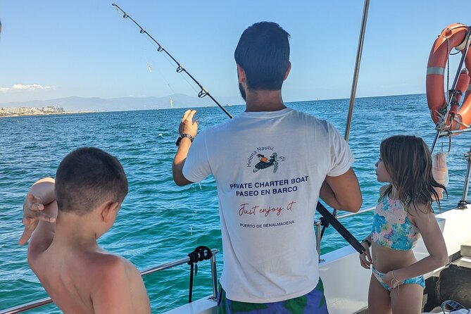 Benalmadena Private Boat-Trip / Excursion with Open bar 1-10Pax - Fishing, flying fish, and dolphin watching