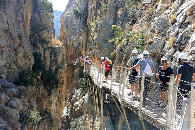 Caminito del Rey Group Tour directly from Malaga - Heights, weather, and the hanging bridge
