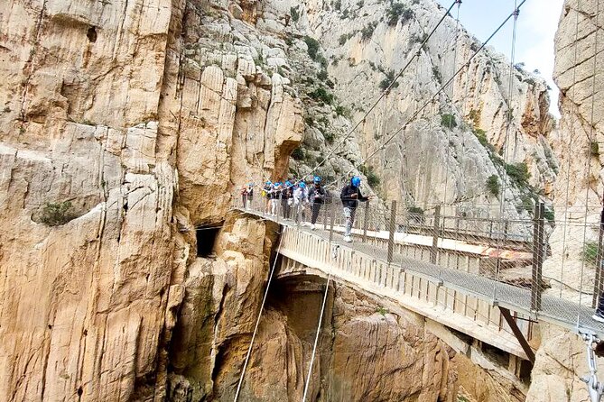 Caminito del Rey with Pickup from Nerja, Torrox and Torre del Mar - Walking the high platforms and canyon paths