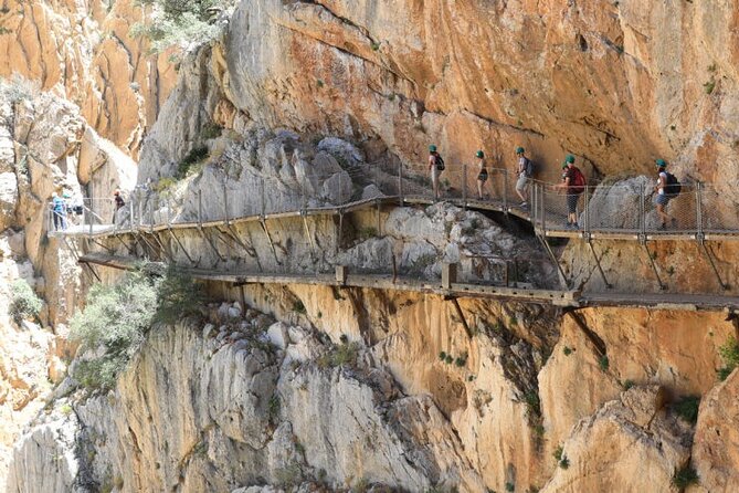 Caminito del Rey with Pickup from Nerja, Torrox and Torre del Mar - The 1.5-kilometer approach walk