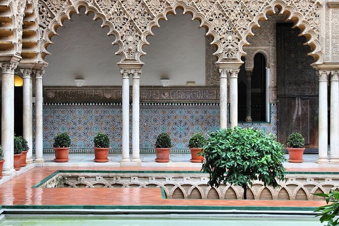 Excursion from Malaga to Seville with tickets to the Real Alcázar - Inside the Real Alcázar for 90 minutes