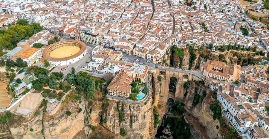 From Costa del Sol: Ronda, and Bullring Tour - The Puente Nuevo and El Tajo views