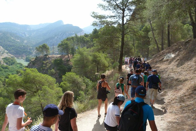 From El Chorro: Caminito del Rey - The 7.5-kilometer path through the gorge