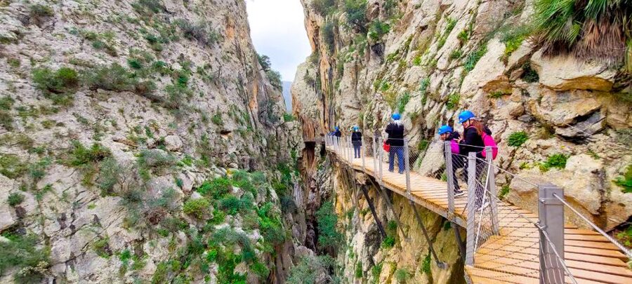 From Málaga: Caminito del Rey Guided Day Trip - The Málaga meeting point and the ride inland