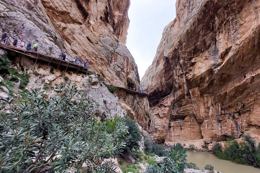 From Málaga: Caminito del Rey Guided Day Trip - Entering the gorge through the tunnel