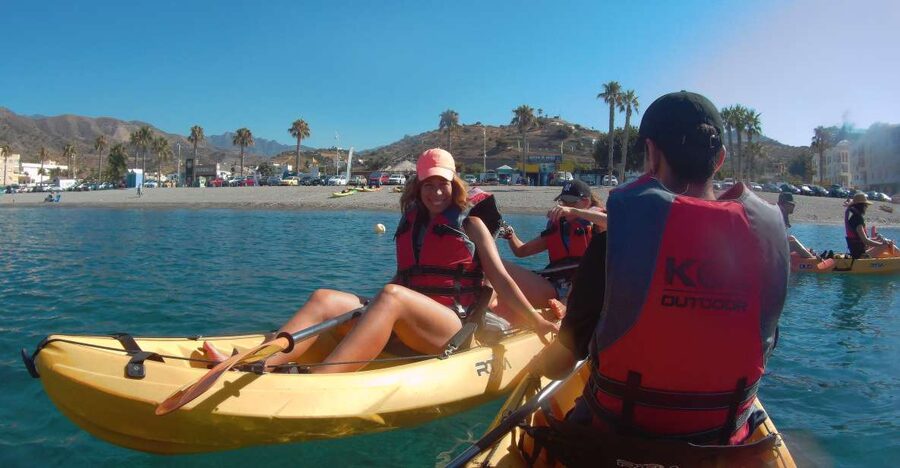 From Málaga: Cliffs of Maro-Cerro Gordo Guided Kayaking Tour - From Málaga to the La Herradura coast