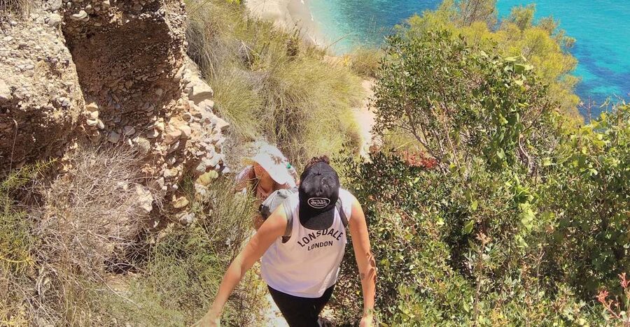 From Malaga: Cliffs of Maro Hike w/ Beach Visit & Snorkeling - Walking beneath tropical crops and coastal air
