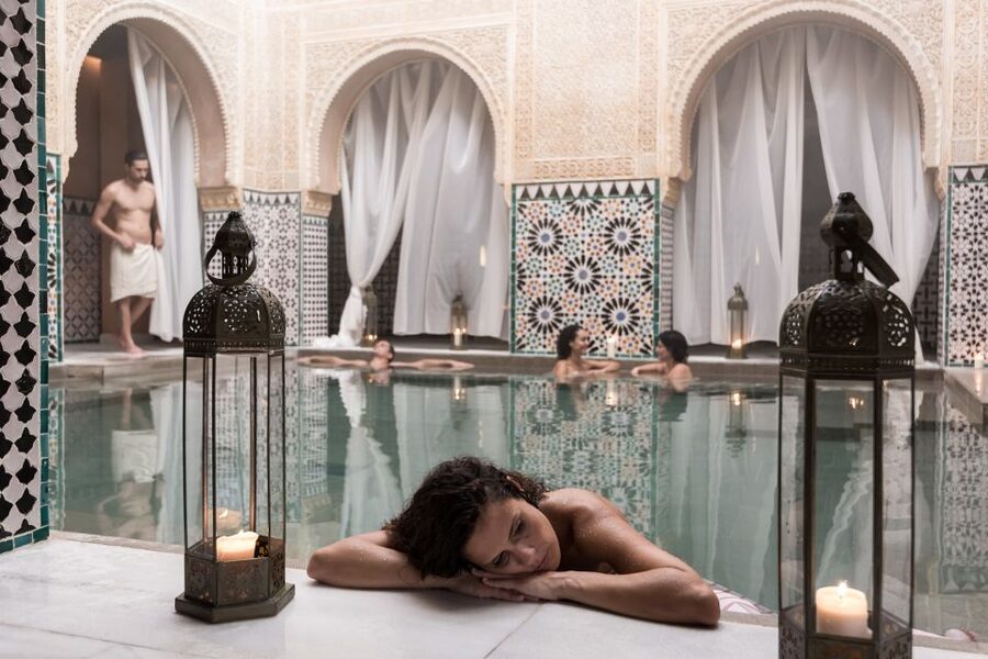From Malaga: Hammam Bath, Kessa and Relaxing Massage Tour - Warm, hot, and cold baths at your own pace