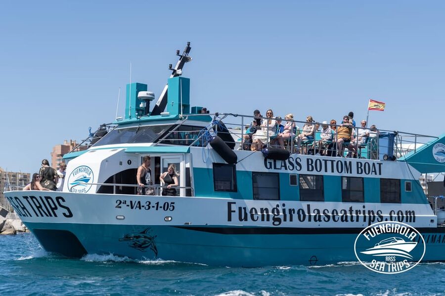 Fuengirola: Catamaran Tour to Spot Dolphins - Leaving Fuengirola port at gate 3