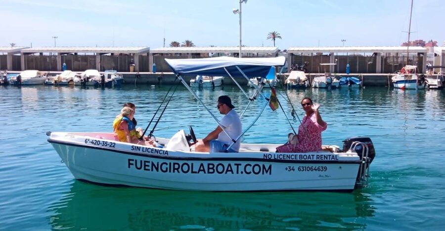 Fuengirola no License Boat from 2 To 4 Hours - Key points to know before you book