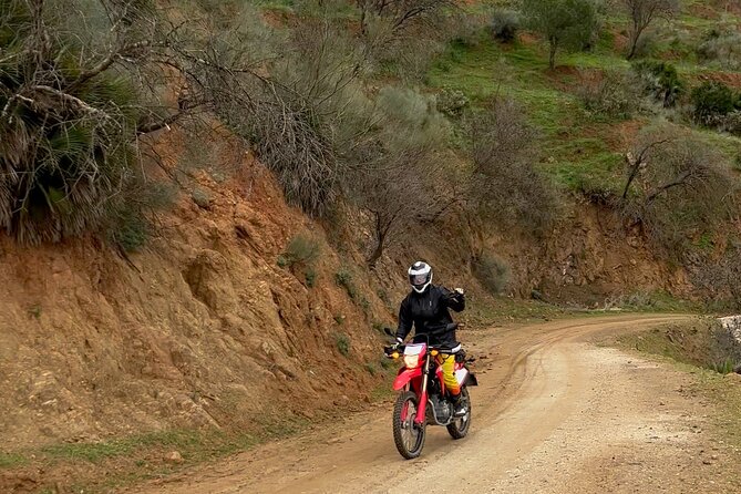 Full-Day Motorbike OFF ROAD Tour around Málaga - El Torcal de Antequera beside the rock formations