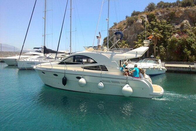 Half-Day Luxury Motor Yacht Cruise in Granada - Sailing toward La Cantarrijan beach