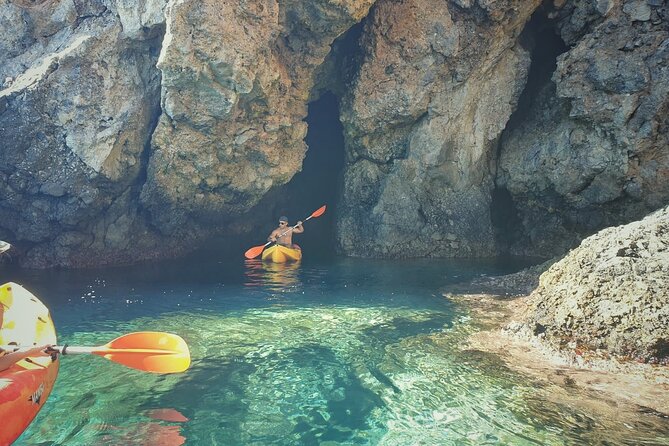 Kayak and Snorkeling Excursion in Maro Cerro Gordo Cliffs - The Maro Cerro Gordo coast from a kayak