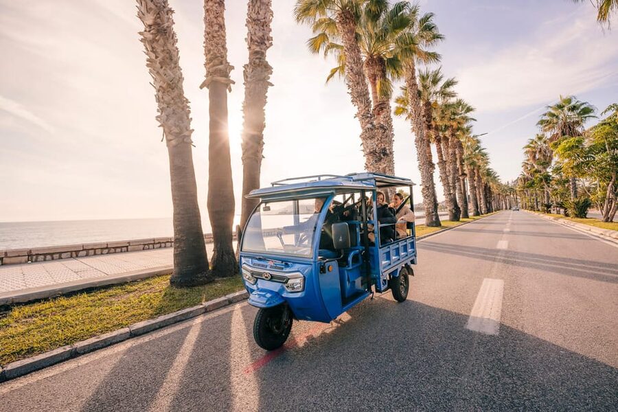 Málaga 2-Hour TukTuki Tour: Private Experience - From La Malagueta to Pedregalejo Beach