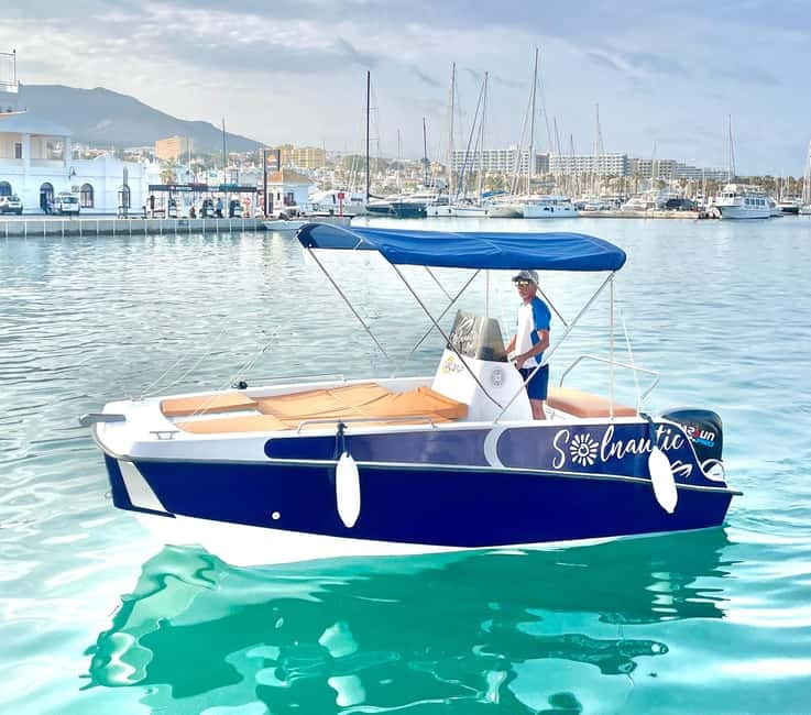 Malaga: 5-Seater Speedboat Boat Rental Without a License - Swimming offshore and bringing your own food