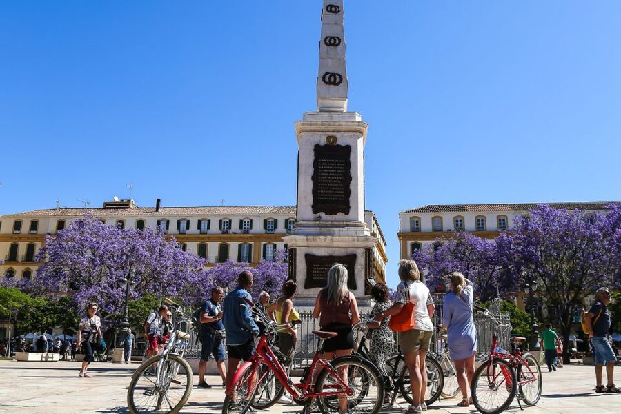 Malaga Bike Tour - Old Town, Marina & Beach - Starting beside Plaza de la Marina