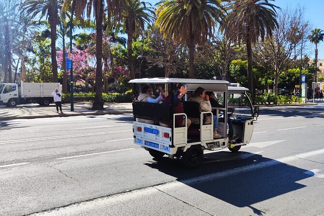 Malaga by Tuk Tuk i : 1 or 2 hours Private city tour - Gibralfaro Castle and the high view over Málaga