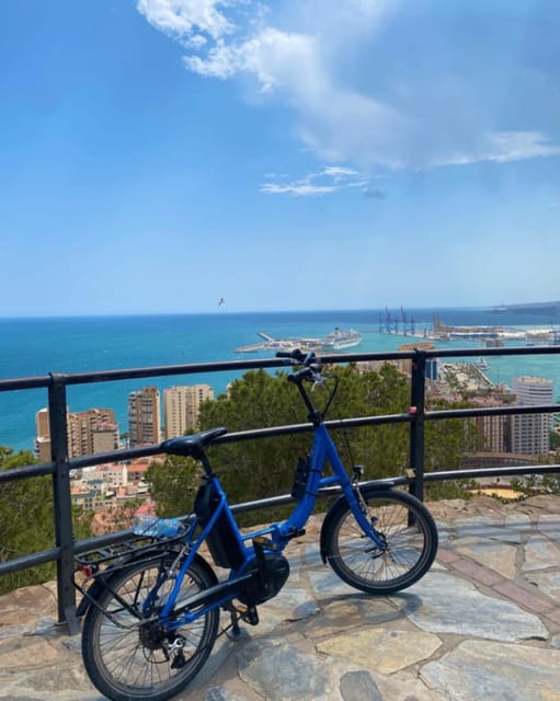 Malaga: Castle Hill and Fisherman Village E-Bike Tour - The climb to Gibralfaro Castle