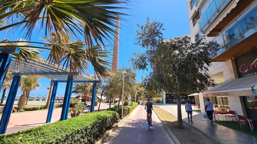 Malaga: City Bike Rental with Self-Guided Cycling Route - The Guadalhorce Nature Reserve and the long wooden bridge
