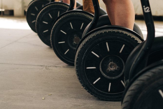 Malaga City Tour 1 Hour Panoramic Segway Tour - Riding up to Castillo de Gibralfaro