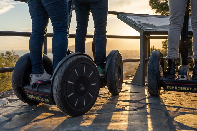 Malaga City Tour 2 Hours Monumental Segway Tour - Riding toward the castle for the best views