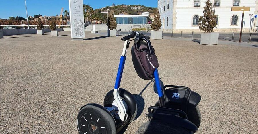 Malaga: Complete City Highlights Segway Tour - Riding up to Gibralfaro Castle