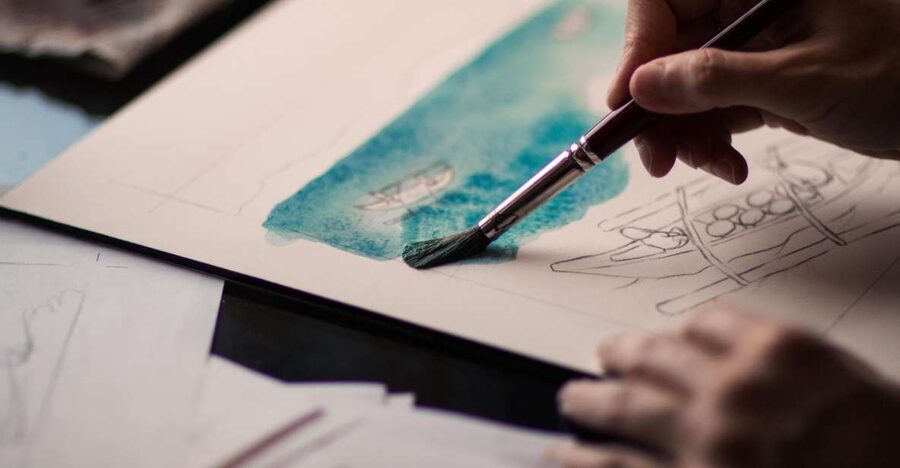 Malaga: Drawing & Painting Lesson Outdoors - Key points at a glance