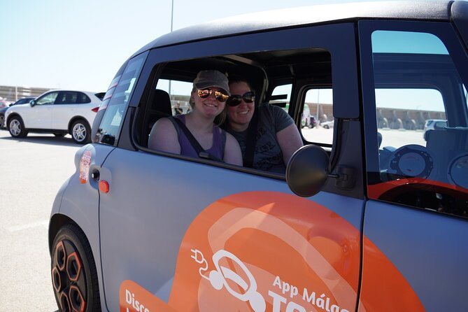 Malaga Highlights by Electric Car with Port Pick up - Cathedral, museums, and the color cube