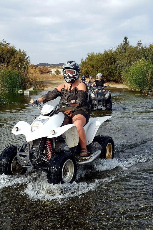 Malaga: Land and River Guided Quad Tour 1-Hour (2-Persons) - Forest trails, dunes, and Guadalhorce wildlife