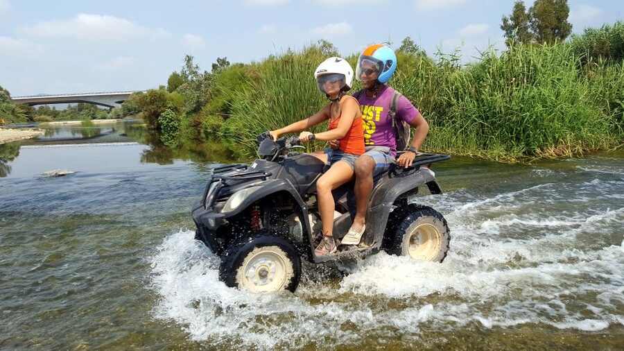 Málaga: Off-Road 2-Seater Quad Tour through Land and River - Starting near Málaga Airport with a short safety briefing