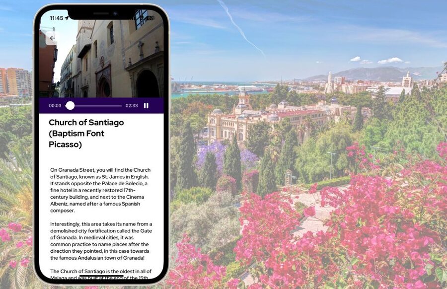 Málaga: Picasso Birthplace Museum Ticket & City Audio Guide - The Church of Santiago and Picasso’s early Málaga