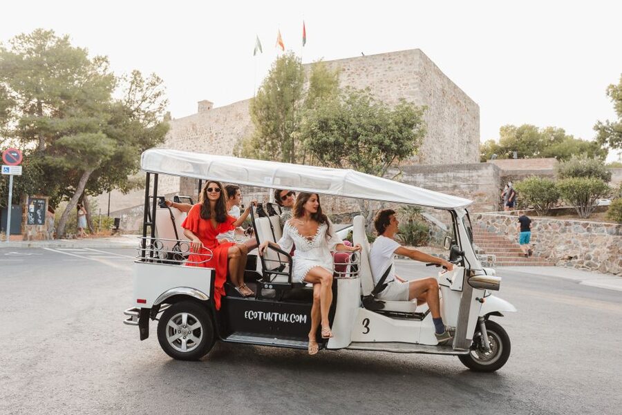 Malaga: Private City Tour by Eco Tuk Tuk - The Pompidou Museum and the harbor