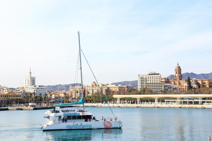 Malaga: Sailing Catamaran with Swimming and Paella Lunch - The sailing time is about slowing down