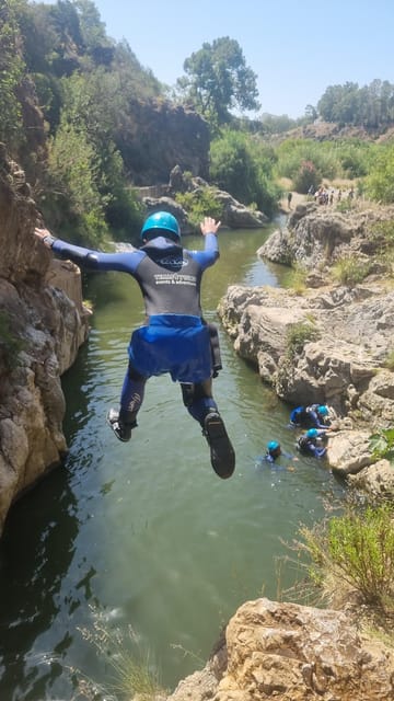 Marbella: Beginner Canyoning Tour with Safety Equipment - Natural waterslides and optional pool jumps