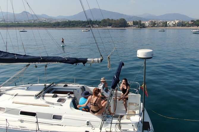 Marbella Private Sailboat: Navigation, Bath and Snacks (10 pax) - The coastal run toward Punta Baños