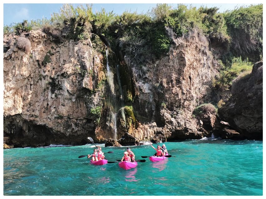 Nerja: Cliffs of Maro-Cerro Gordo Guided Kayak Tour - Reaching Maro Beach takes planning