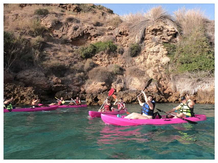 Nerja: Cliffs of Maro-Cerro Gordo Guided Kayak Tour - Coves, rocks, and the old watchtower