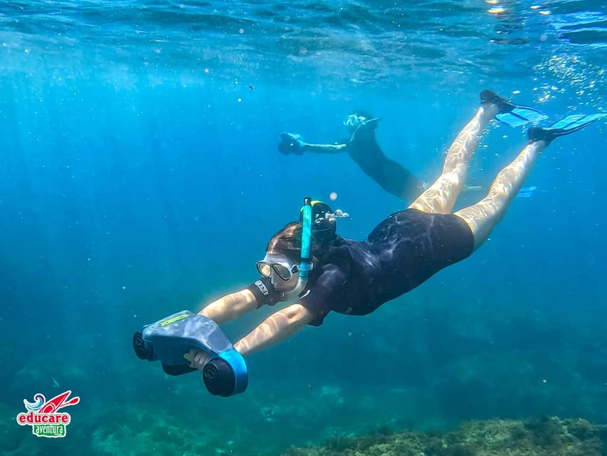Nerja-Maro: Snorkeling & Sea Scooter Speedboat Trip - The briefing makes the water easier