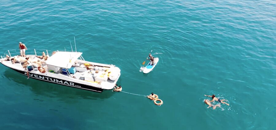 Nerja: Maro Waterfall Boat Trip with Paddleboarding & Drink - Starting at Caleta de Vélez with Aventumar