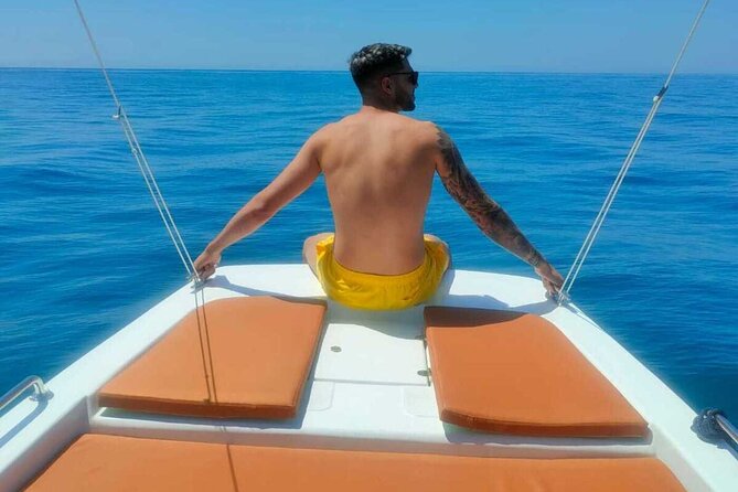 New 2025!! Unlicensed boat for dolphin watching - Taking the helm from Benalmádena’s Puerto Marina