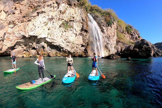 Paddle Surf Route Cliffs Nerja and Cascada de Maro + Snorkel - What the guide adds to the experience