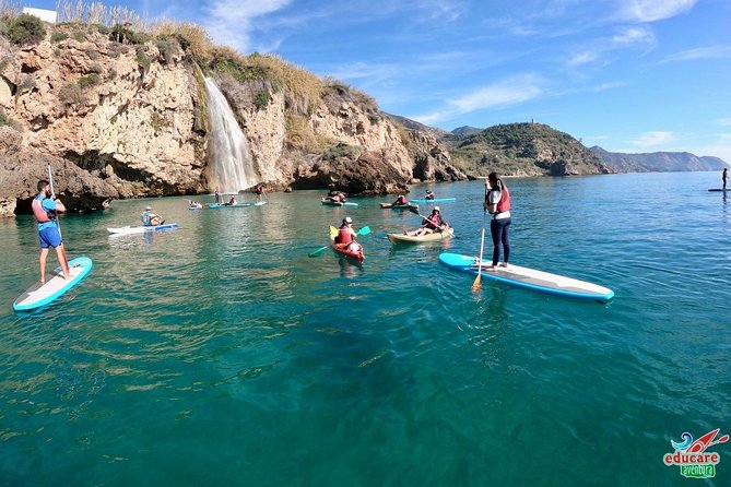 Paddle Surf Route Cliffs Nerja and Cascada de Maro + Snorkel - How difficult is the 2.5-hour paddle?
