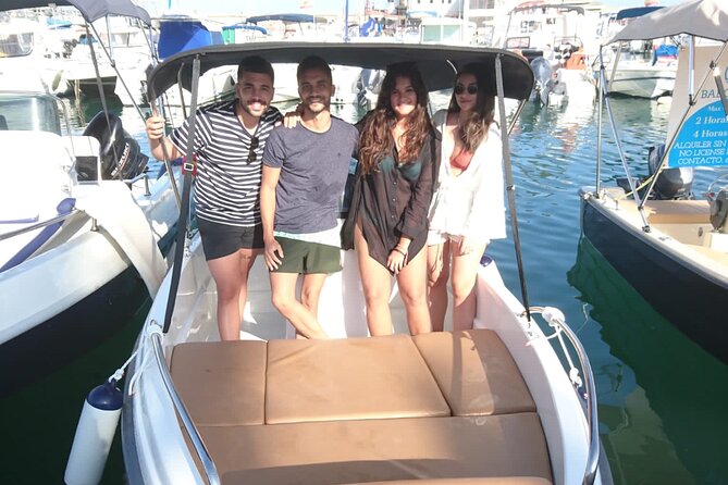 Private boat rental without title dolphin watching - Swimming, shade, and sunset on the water