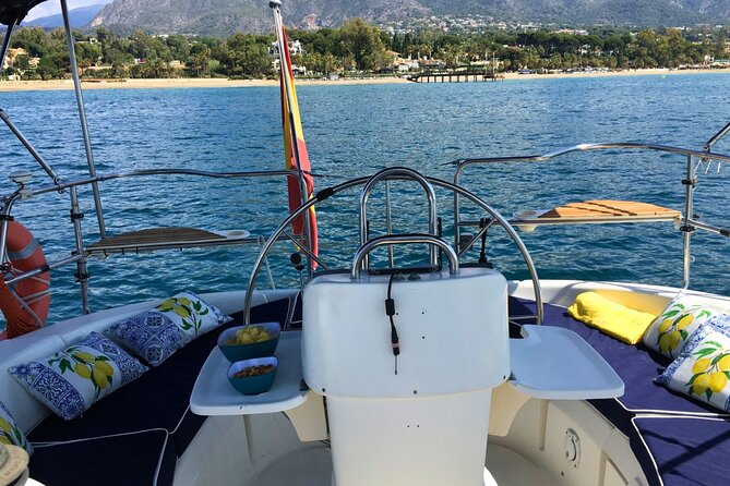 Shared Experience. Sunset Sailing Puerto Banus - Leaving Puerto Banús for Marbella’s coast
