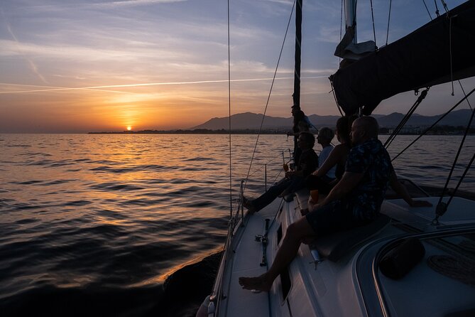 Sunset Sailing along the Marbella coast from Puerto Banus - Dolphins are a welcome bonus, not the main promise
